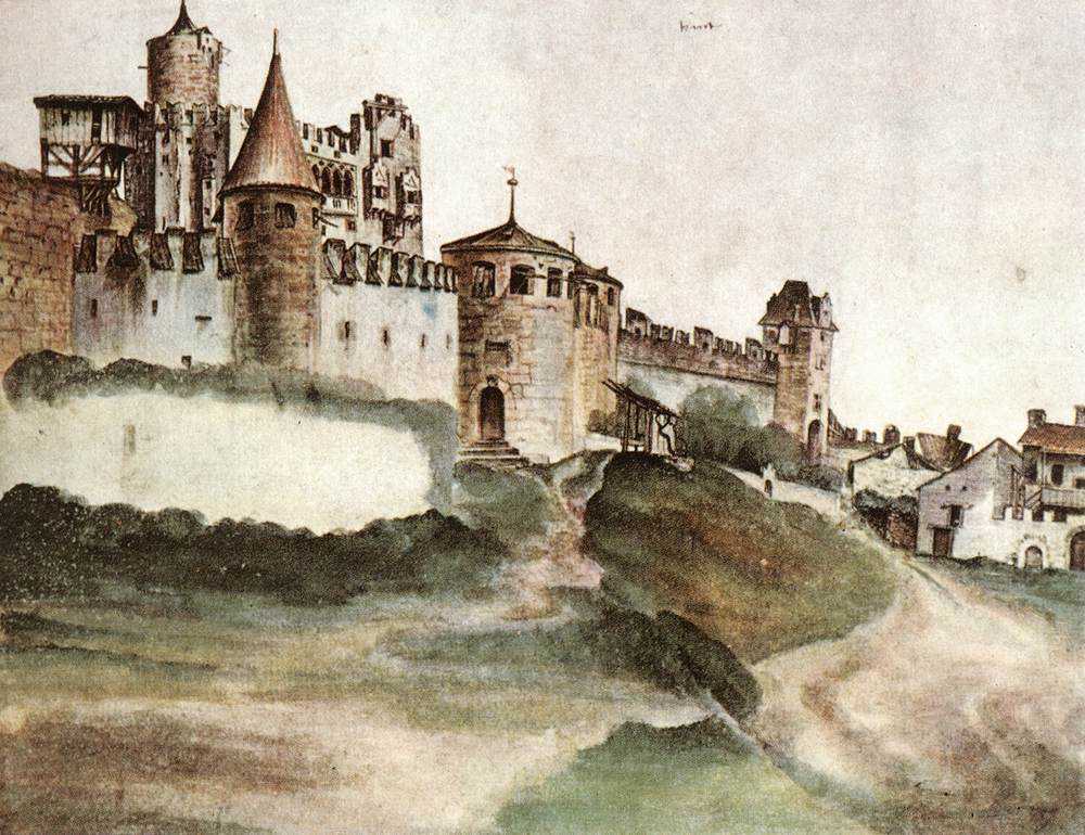 the castle at trento 阿尔布雷特·丢勒(dürer albrecht)