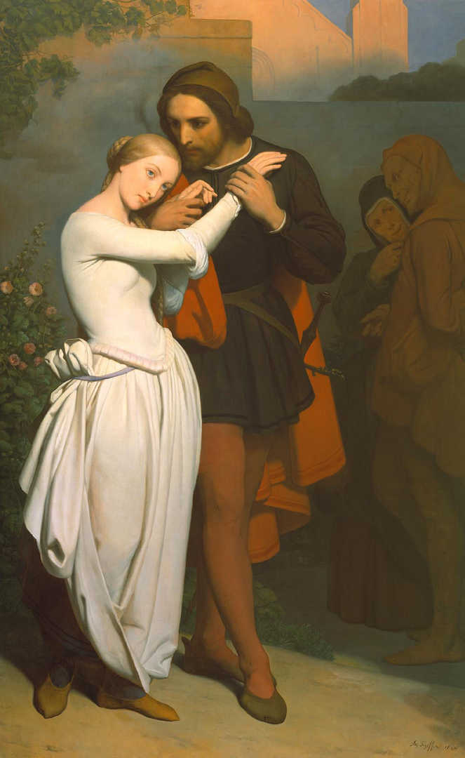 易呗网 Faust and Marguerite in the Garden 阿里谢佛尔 Scheffer Ary