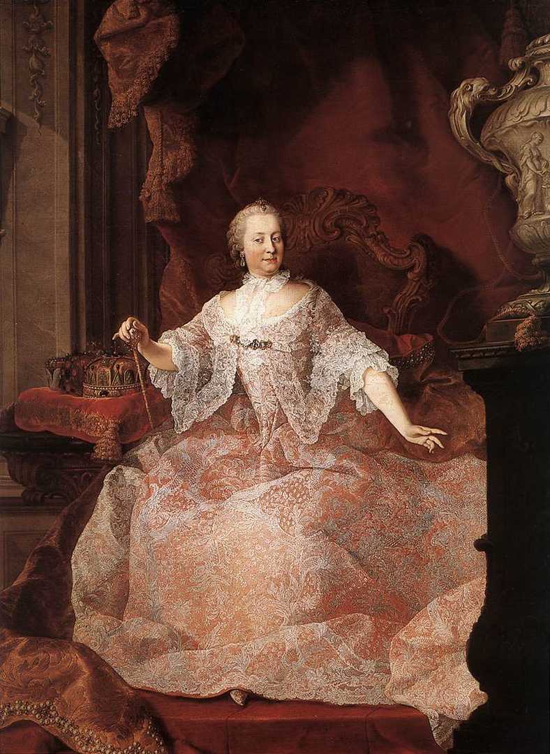 empress maria theresa 马丁·梵 (meytens, martin van)