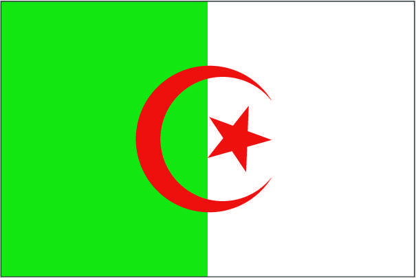 阿尔及利亚algeria国旗