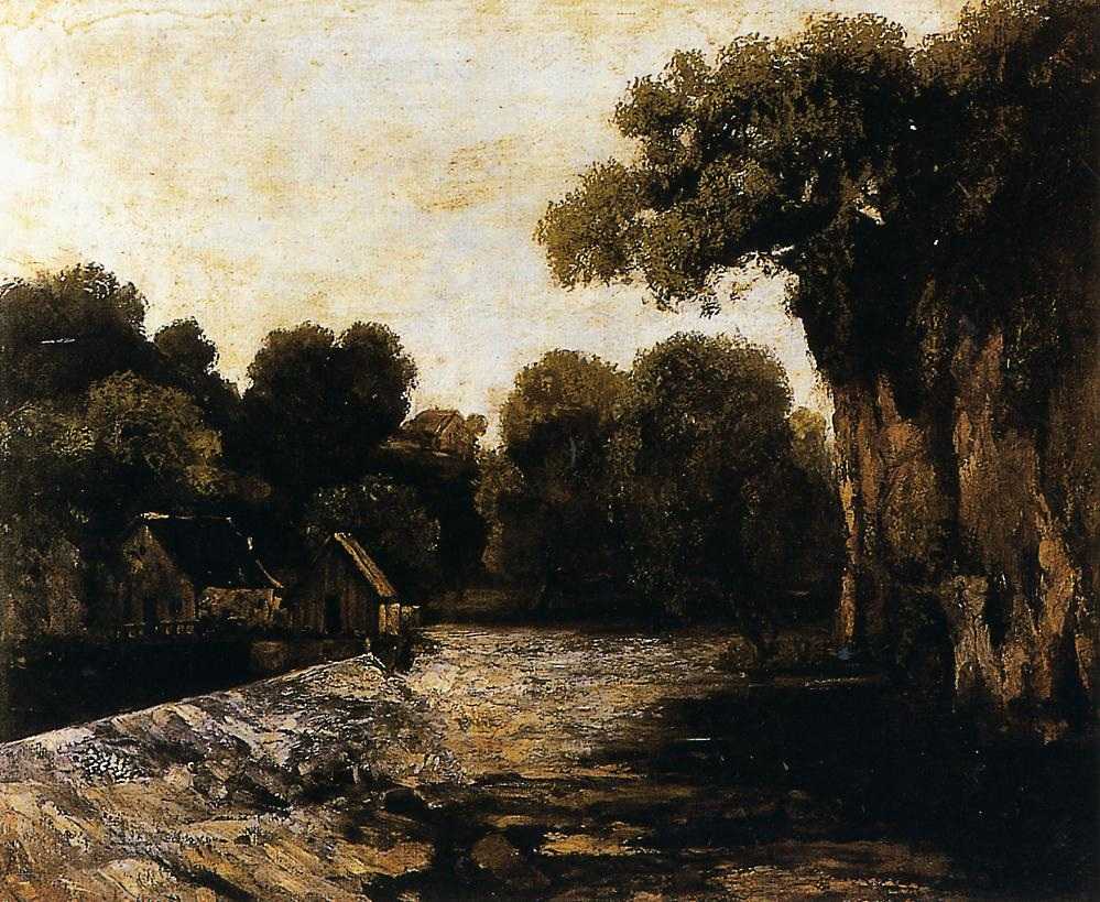 locks on the loue 居斯塔夫·庫爾貝 (courbet, gustave)