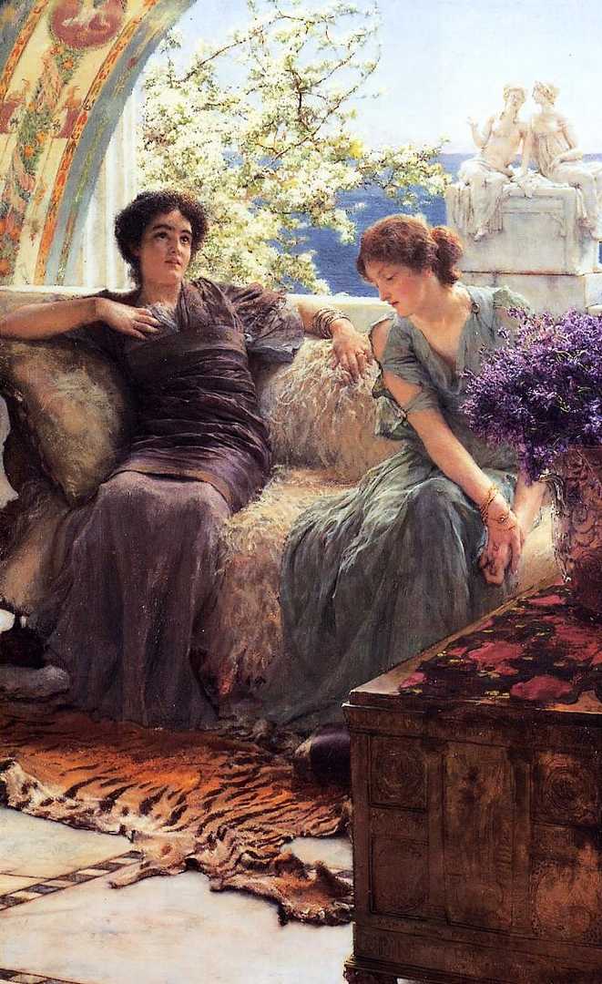 unwelcome confidence 劳伦斯·阿尔玛-塔德玛 (alma-tadema
