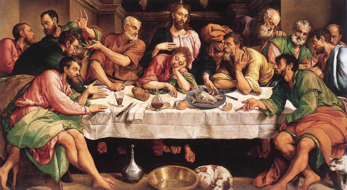 the last supper 雅各布·巴塞洛 (bassano, jacopo)