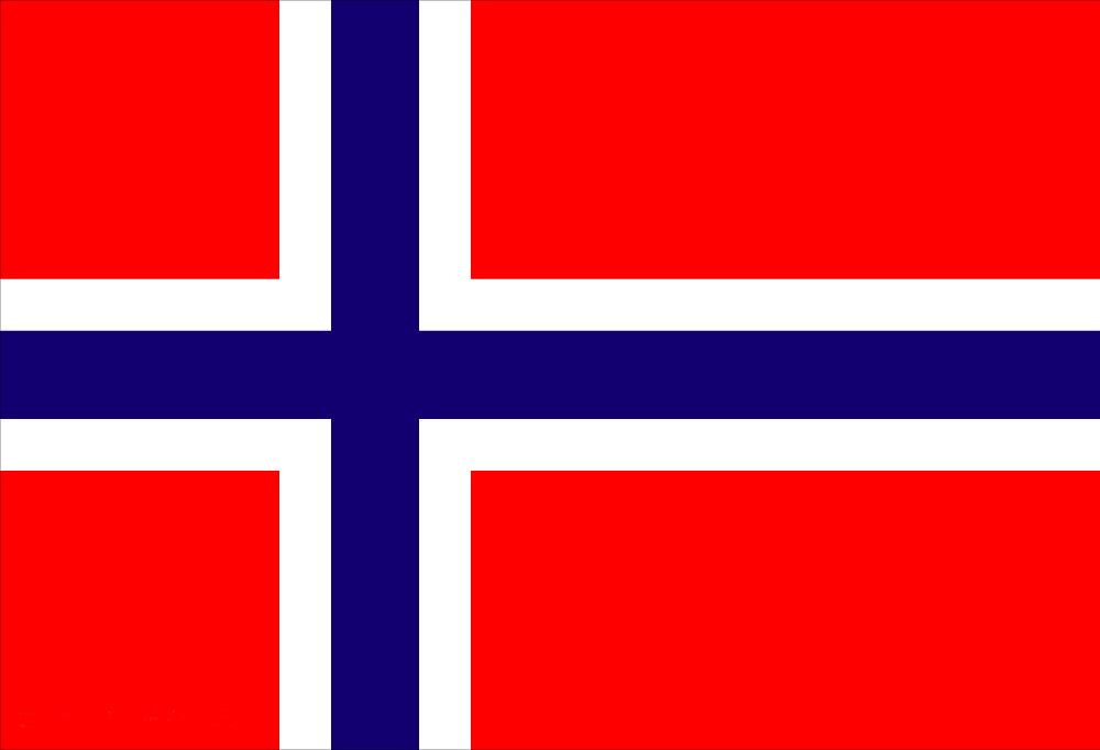 挪威的国旗怎么画图片